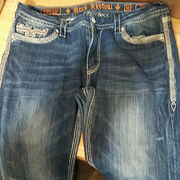 Plus size rock revival jeans Clearance